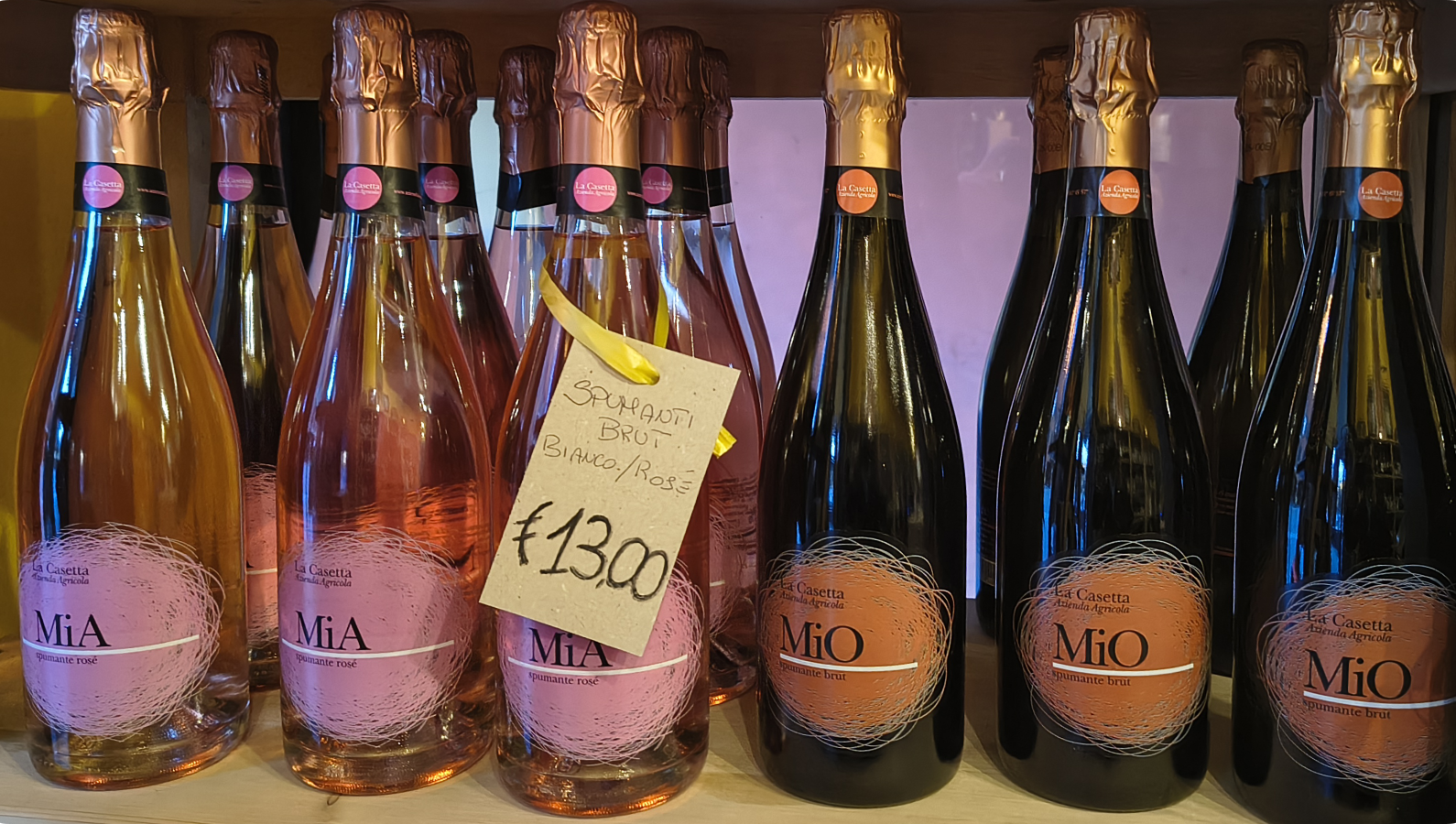 Etichette in enoteca: vini 4